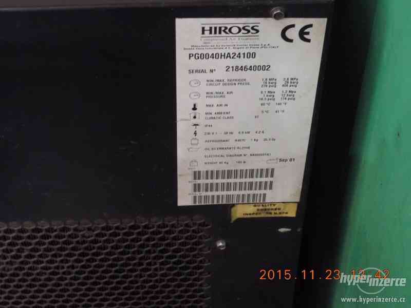 Šroubový kompresor Atmos SE 270 + Kondenzačný sušič HIROSS - foto 5