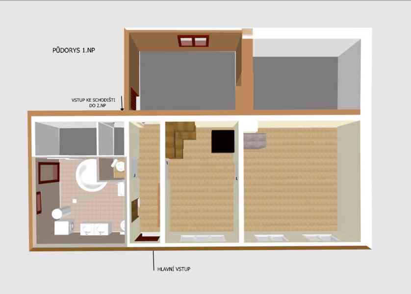 Prodej, chalupa 110m2, Čeladná – Podolánky. - foto 9