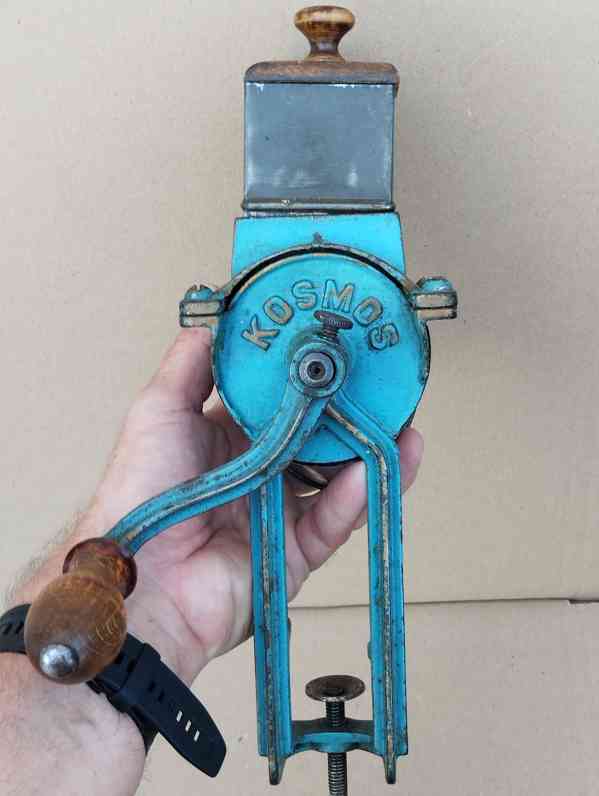 Starý mlýnek na strouhanku KOSMOS - zachovalý - foto 16