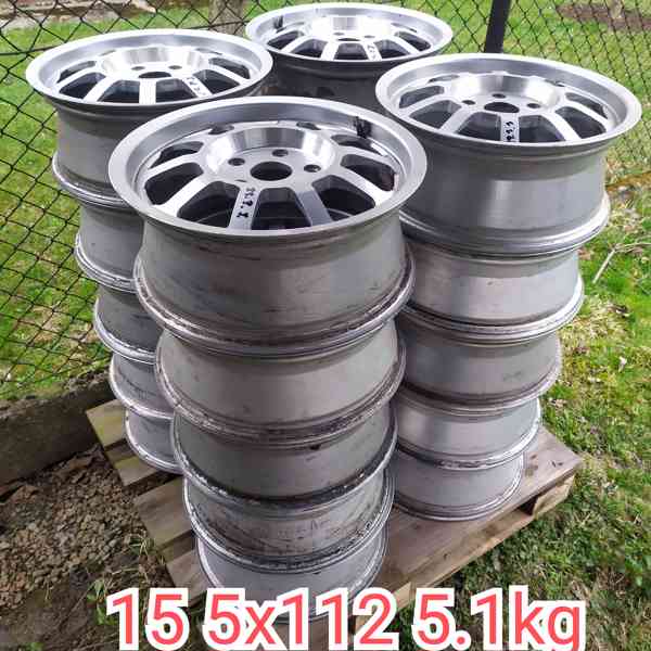 Kovaná 15R 5.1kg 5x112 od dvou kusů - foto 2
