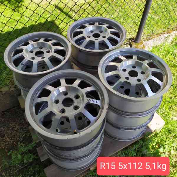 Kovaná 15R 5.1kg 5x112 od dvou kusů - foto 5