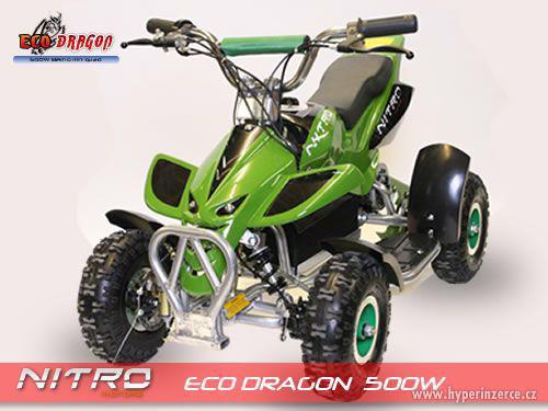Dětská čtyřkolka elektrická AKU 500 Wattů - Dragon - Nová!!! - foto 1