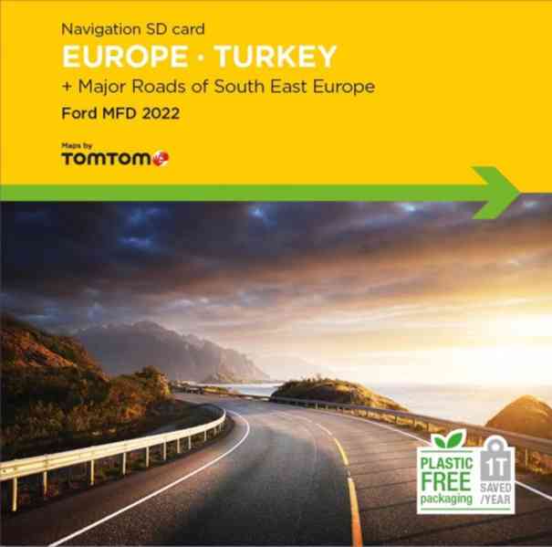 Mapy SD Karta Ford MFD WEST Europe V12 2022 - foto 2