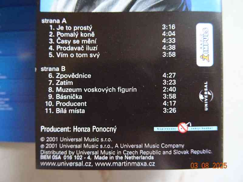 Audiokazeta – MARTIN MAXA - Zpovědnice - foto 4