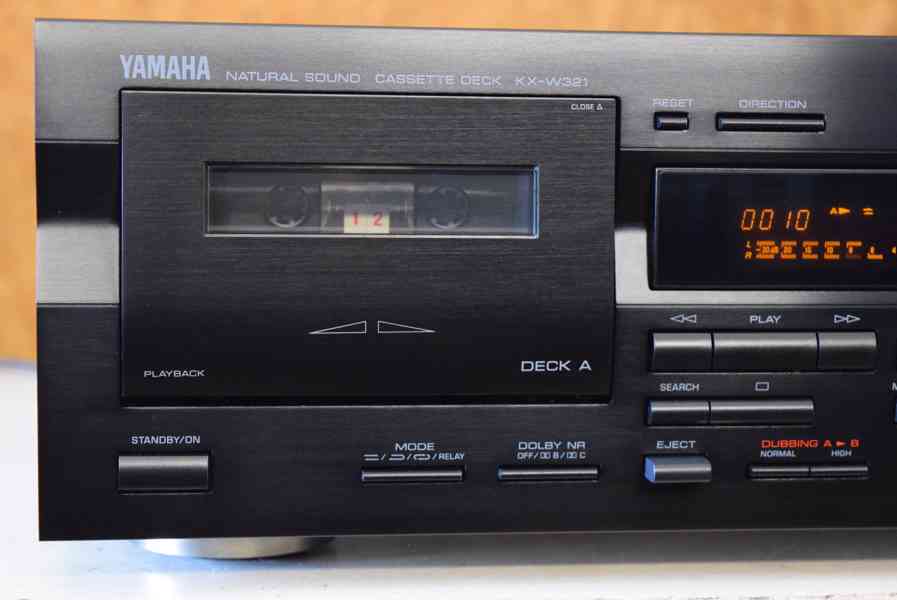 YAMAHA KX-W321 PĚKNÝ A VÝBORNÝ STEREO TAPE DECK !!  - foto 2