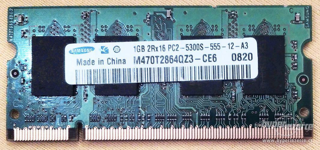 RAM paměti pro PC i notebooky - DDR-DDR2-DDR3 - 512MB až 2GB - foto 10