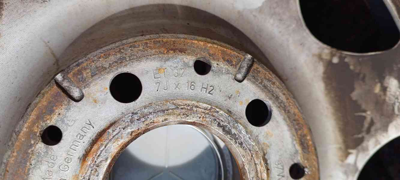 Ultralehké kované Mercedes-Fuchs ALU 16" 5x112 zachovalé - foto 15