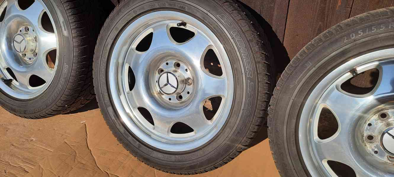 Ultralehké kované Mercedes-Fuchs ALU 16" 5x112 zachovalé - foto 2