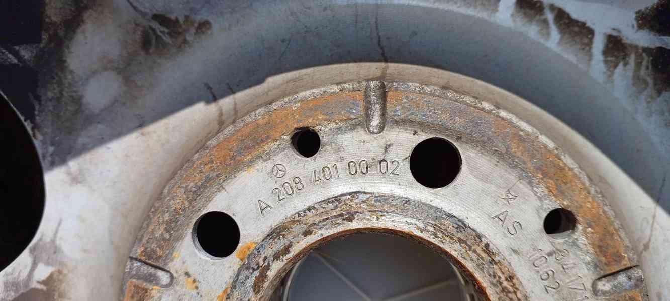 Ultralehké kované Mercedes-Fuchs ALU 16" 5x112 zachovalé - foto 13