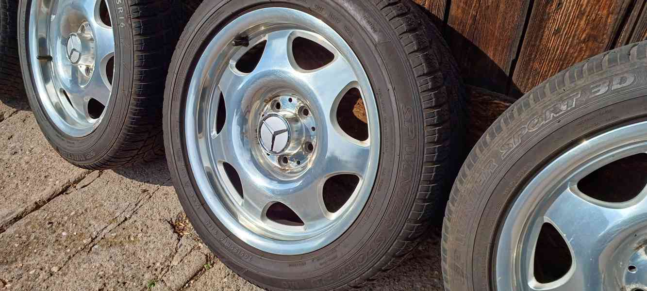 Ultralehké kované Mercedes-Fuchs ALU 16" 5x112 zachovalé - foto 9