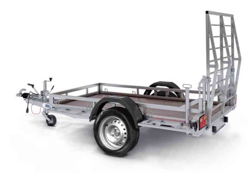 Přívěs Lorries TM18-2514 1800kg na přepravu minibagrů - foto 2