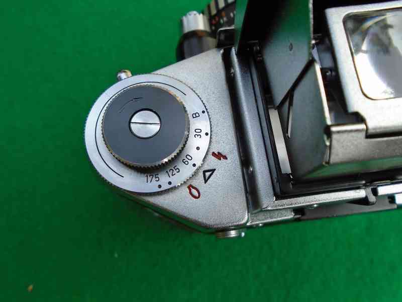 Retro foto foťák fotoaparát Exa 1a + Tessar 2.8/50 Zeiss top - foto 8