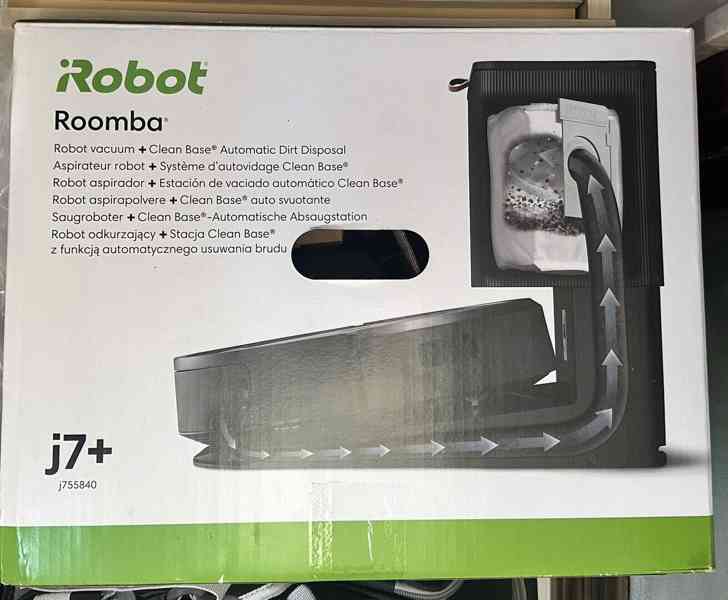 Robotický vysavač Roomba j7+ combo v záruce. - foto 4