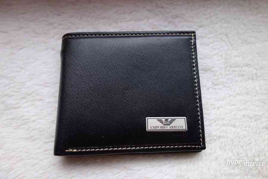 +++ARMANI NOVÁ kožená pánská peněženka+++ - foto 1