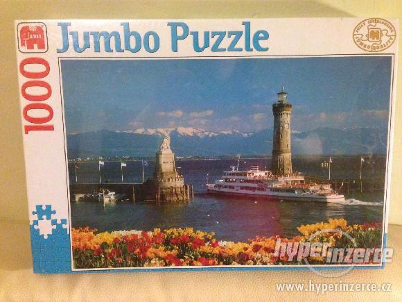 Puzzle Jumbo Lindau přístav 1000 dílků - foto 1