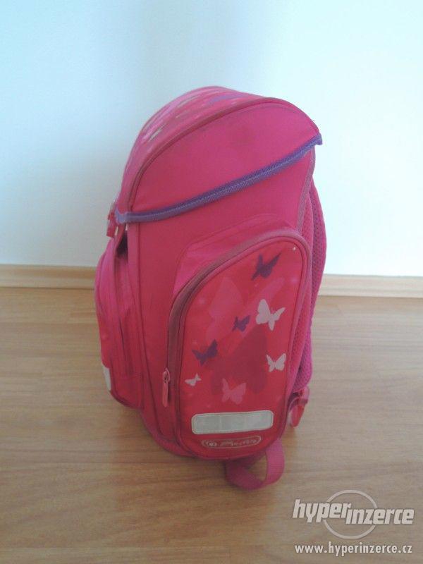 Školní batoh Herlitz Midi - Motýl - růžový - foto 2
