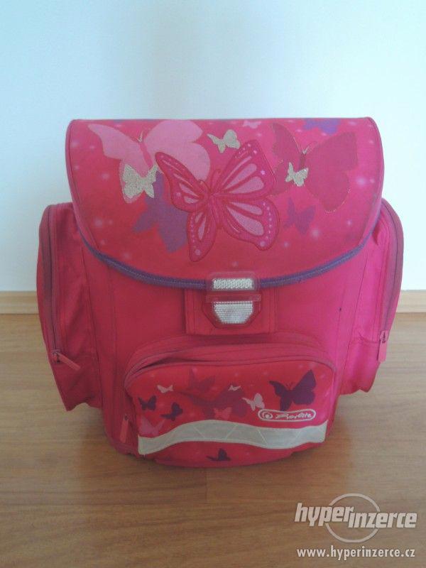Školní batoh Herlitz Midi - Motýl - růžový - foto 5