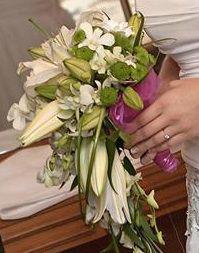 korpus na svatební květinu zelený - foto 2