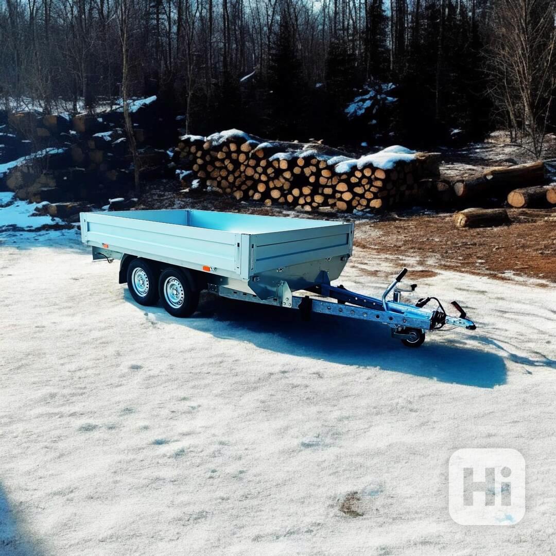 2700Kg brzděný přívěsný vozík nový, 3,0m x1,76,ČR VÝROBA,DPH - foto 1