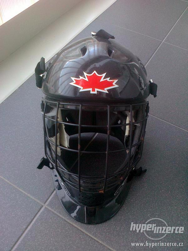Florbalová brankářská helma CANADIEN - foto 1