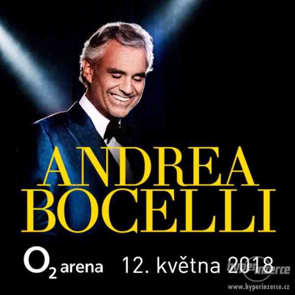 Listek na koncert Andrea Bocelli v Praze 2018 - foto 1