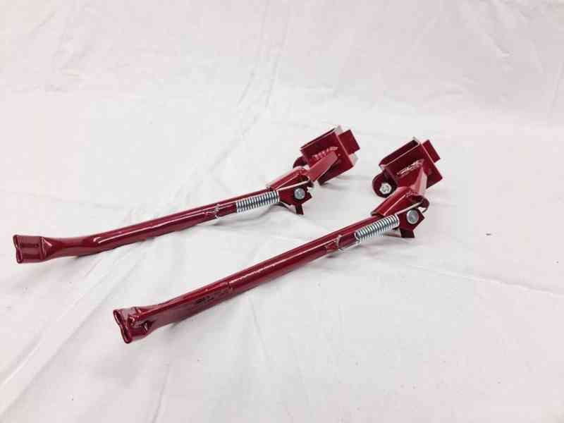 Predám bočný stojan JAWA ČZ 250 350, 16”-19”, replika - foto 8