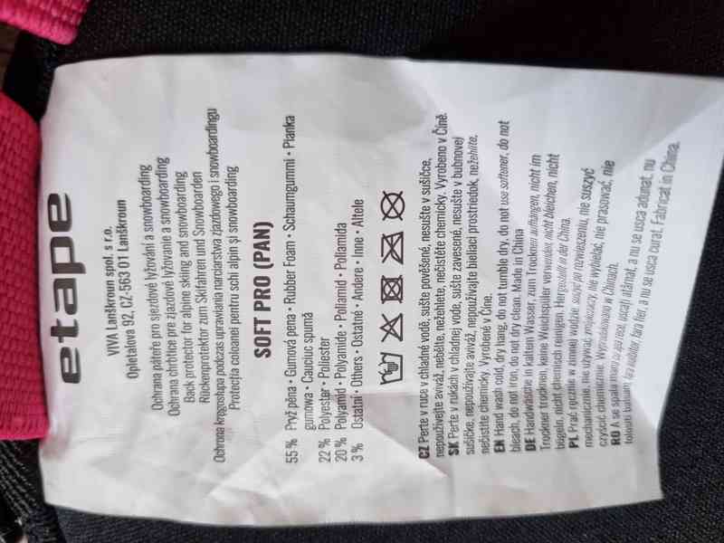 Dámský (dívčí) páteřák Etape 140 - 160 cm - foto 6