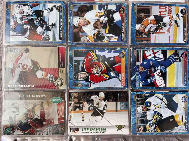 700 hokejových kartiček 1990-1998 - foto 8