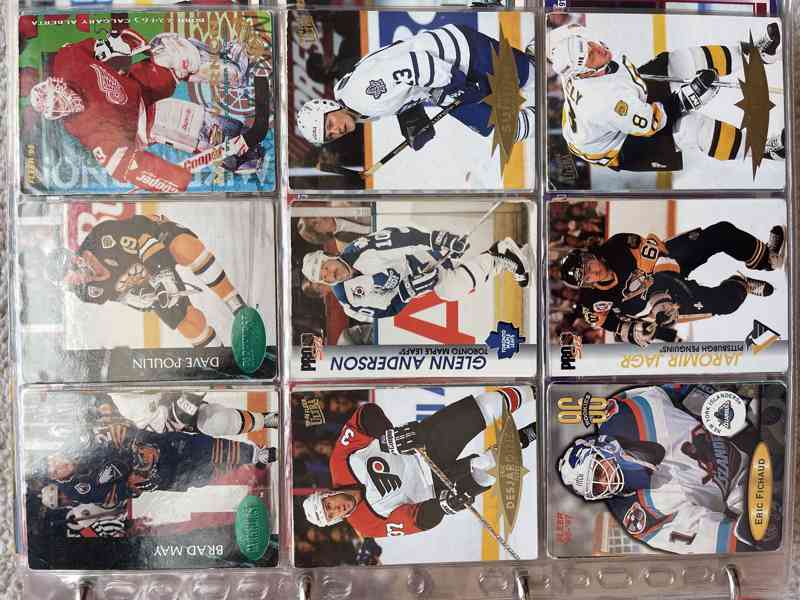 700 hokejových kartiček 1990-1998 - foto 3