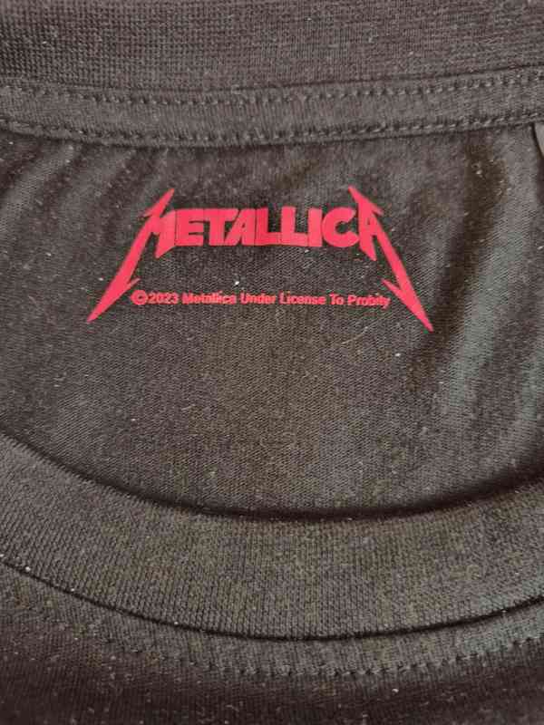 Pánské tričko Metallica, vel. M - foto 3