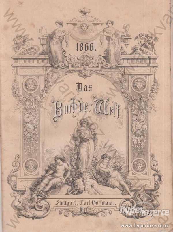 Das Buch der Welt Stuttgart 1866 bar. litografie - foto 1
