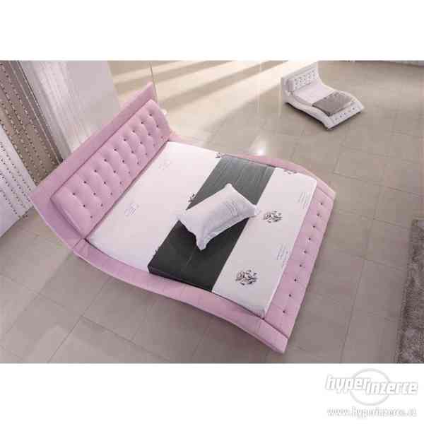 Nová postel St. Tropez 180x200 cm růžová - foto 1