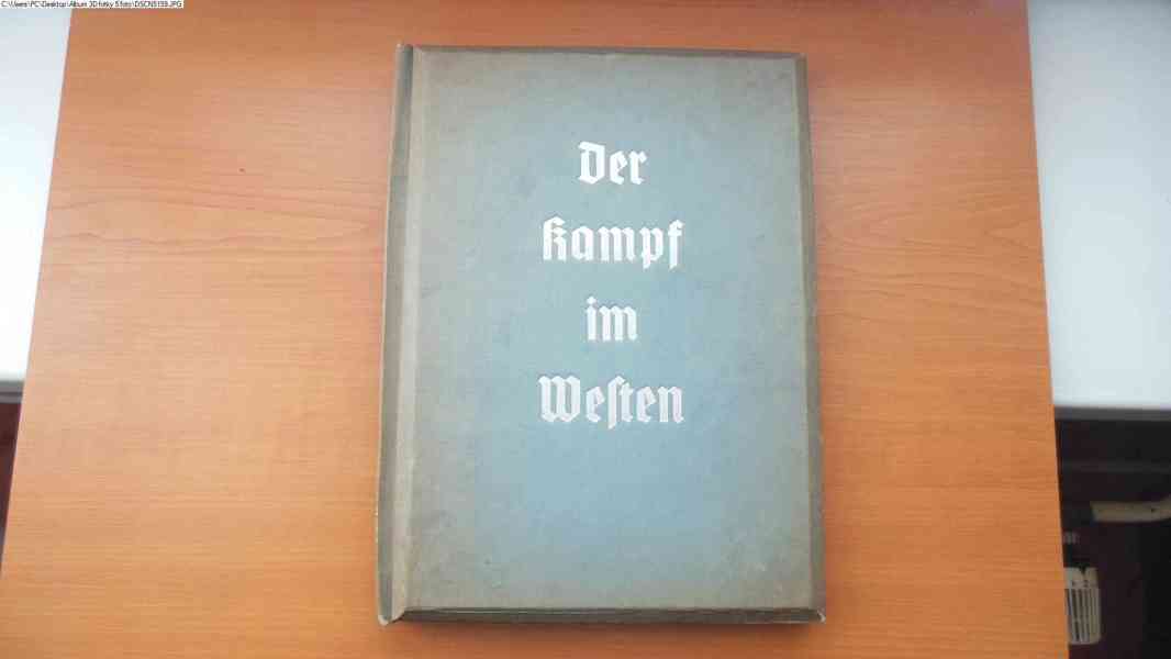 3D fotoalbum Der Kampf im Westen 1940