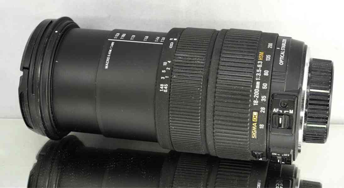 pro Nikon - Sigma DC 18-200mm 1:3.5-6.3 HSM OS **APS-C zoom* - foto 8