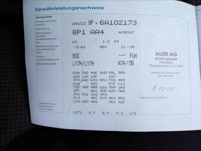 Audi A3 1,6 i KLIMATIZACE - foto 13