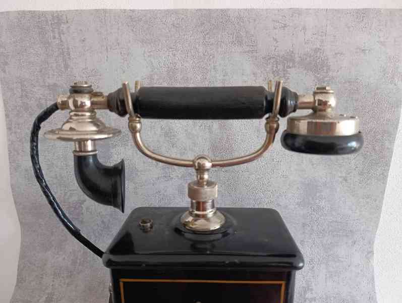 Velmi starý dánský telefon JYDSK Telefon Aktieselskab - foto 4