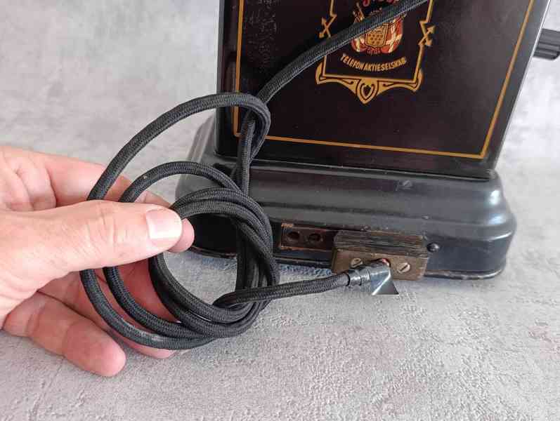 Velmi starý dánský telefon JYDSK Telefon Aktieselskab - foto 12