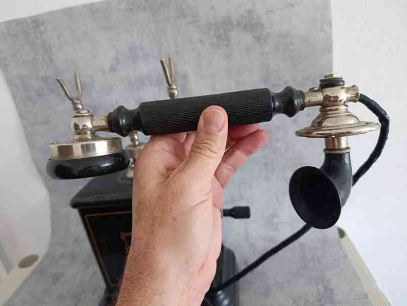 Velmi starý dánský telefon JYDSK Telefon Aktieselskab - foto 10