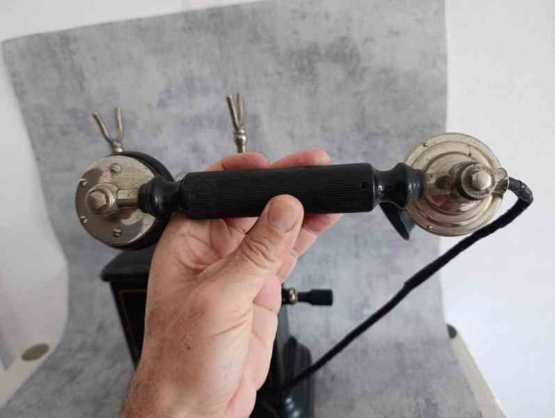 Velmi starý dánský telefon JYDSK Telefon Aktieselskab - foto 11