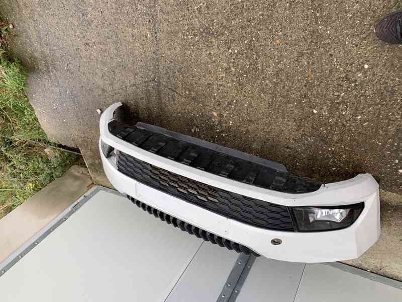 predni naraznik skodA fabia iii 3 lift bily maska - foto 4