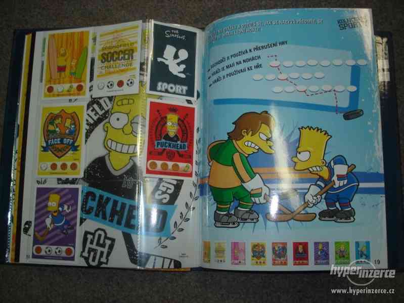 Album + kartičky Simpsons - Simpsnovi - foto 2