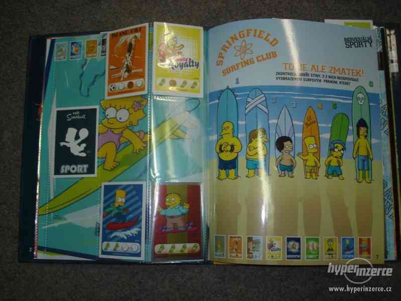 Album + kartičky Simpsons - Simpsnovi - foto 3