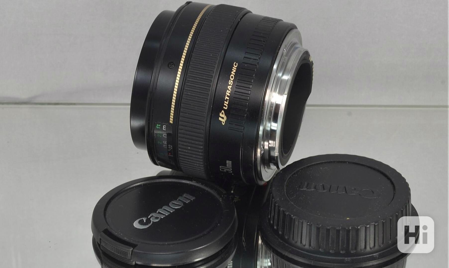 Canon EF 50mm f/1.4 USM full-frame Pevný *UV filtr - foto 1
