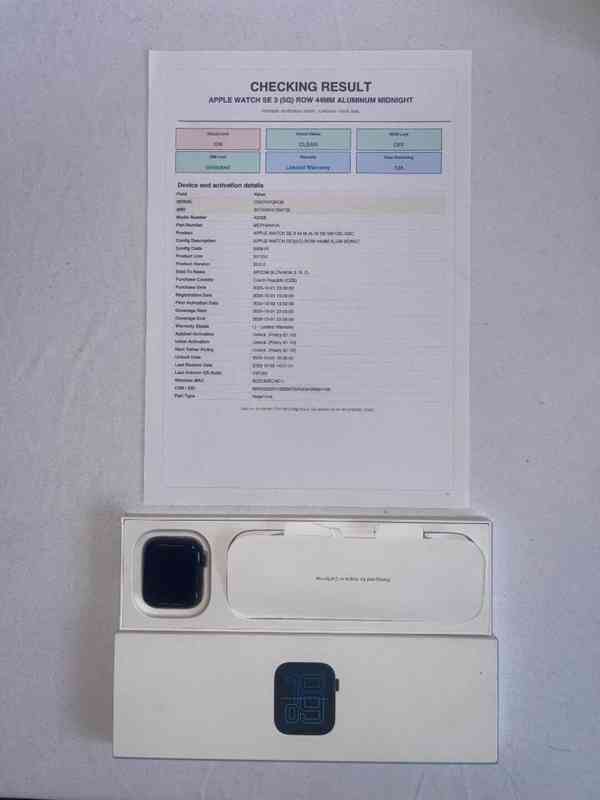 Apple Watch SE 3 44 mm Cellular Midnight – záruka do 10/2... - foto 2