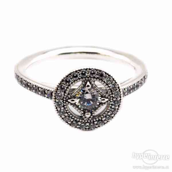 Prsten stříbrný vel. 7, kombinovatelný s Pandora - foto 1