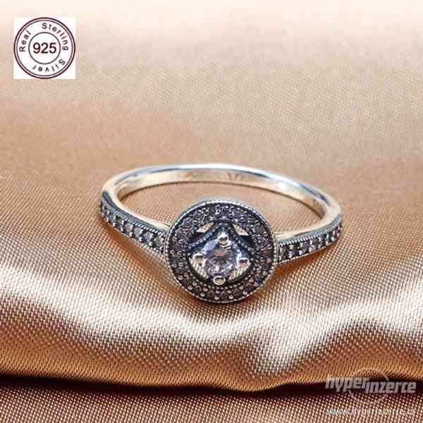 Prsten stříbrný vel. 7, kombinovatelný s Pandora - foto 2