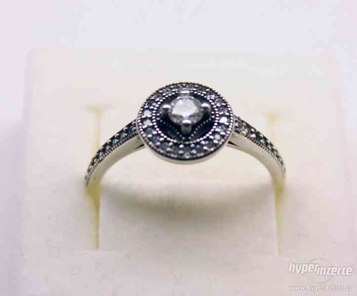 Prsten stříbrný vel. 7, kombinovatelný s Pandora - foto 4