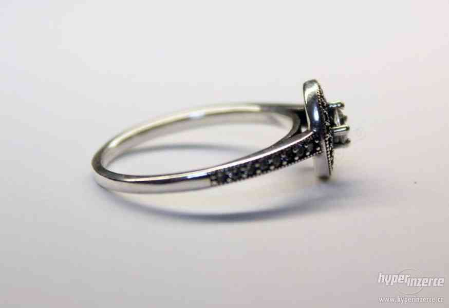 Prsten stříbrný vel. 7, kombinovatelný s Pandora - foto 5