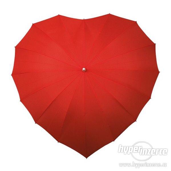 deštník ve tvaru srdce - foto 1