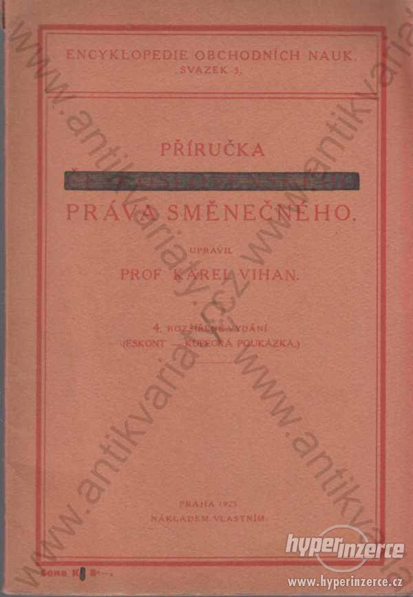 Příručka československého práva směnečného 1925 - foto 1